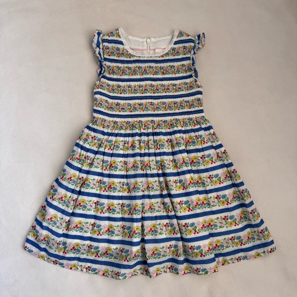 Mini Boden Smocked Woven Dress